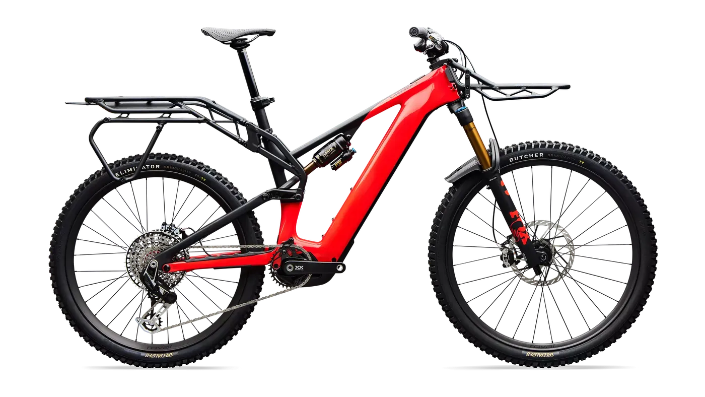 2027 Specialized S-Works Turbo Levo 4 X electric mountain bike in Fiery Red